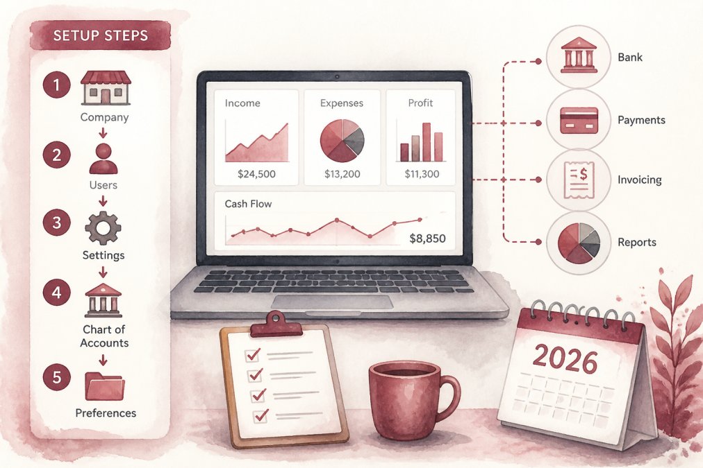 QuickBooks Setup for Small Business: A 2026 Guide