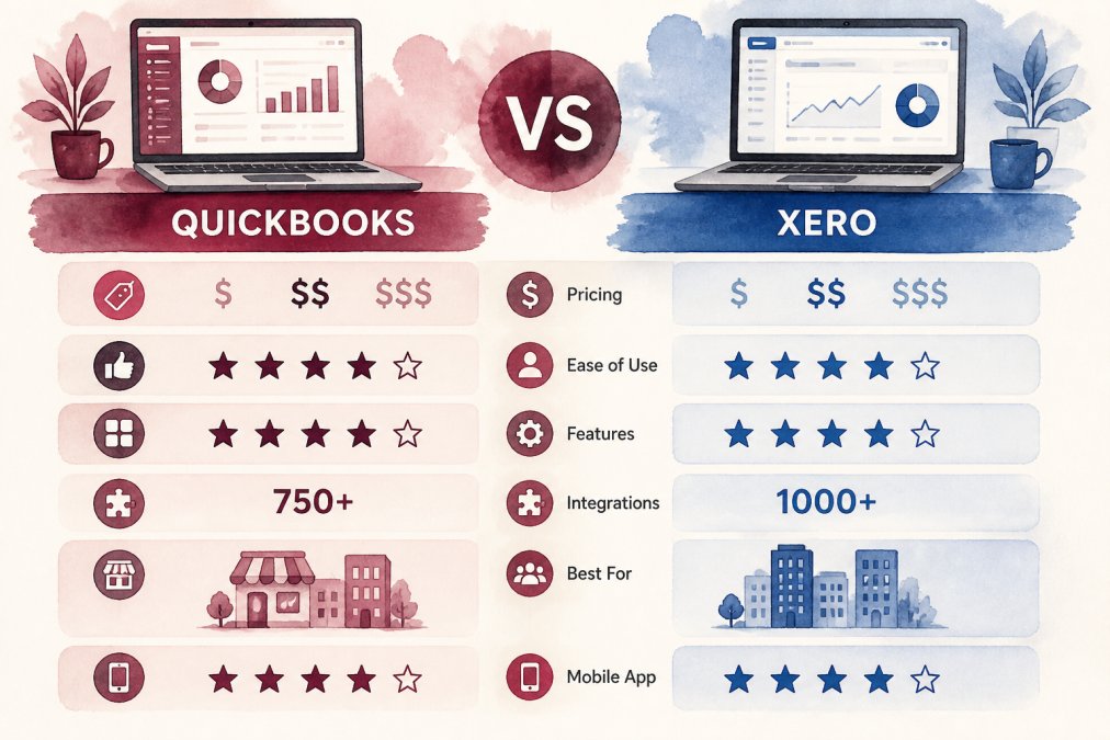 QuickBooks vs Xero for Small Business in 2026