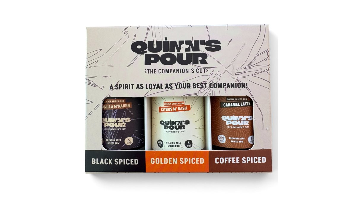 Quinn's Pour Spiced Rum Companion's Gift Pack 15ml