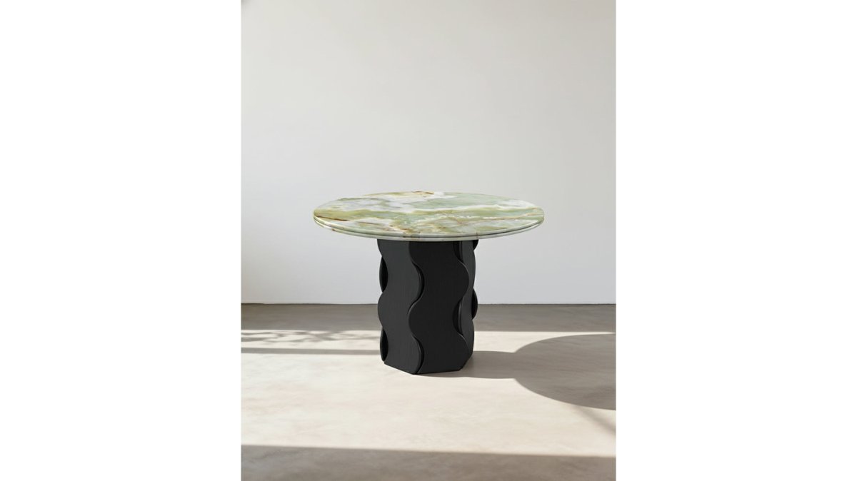 Quintero Dining Table Round, Marble Or Travertine
