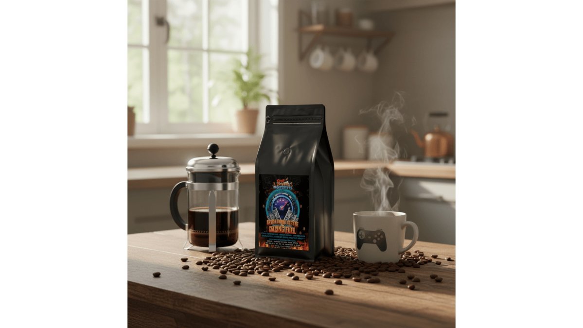 Racing Fuel | Hyper Caffeinated Medium Roast Coffee Blend | Whole Bean