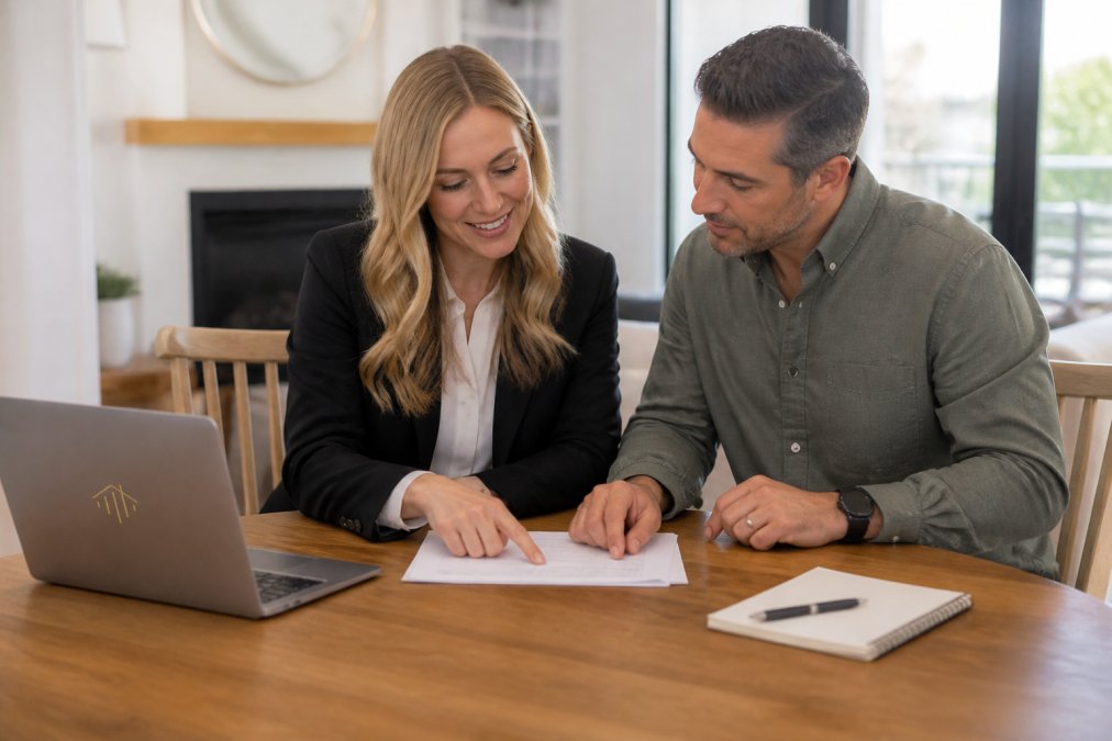 Step-by-step visual guide for real estate agent fees