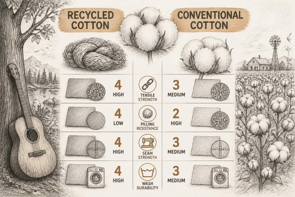 Recycled Cotton vs Conventional Cotton: Durability Guide