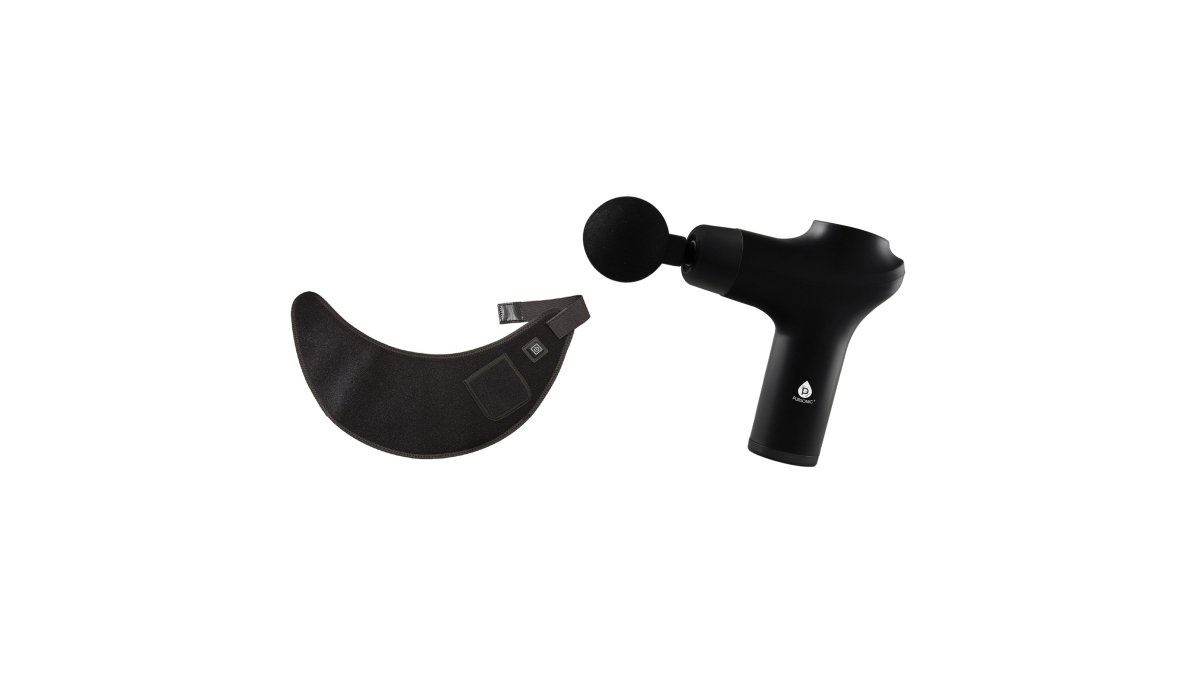 Red Light Therapy Neck Wrap & 3-Speed Massage Gun