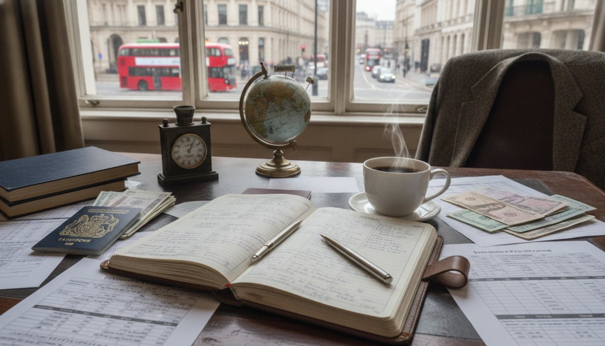 Trader monitoring multiple screens displaying forex market data with liquidity indicators and order book depth during peak London-New York overlap trading hours, with coffee and trading journal visible on desk