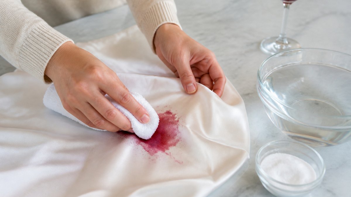 Remove Red Wine from Silk: A Step-by-Step Guide
