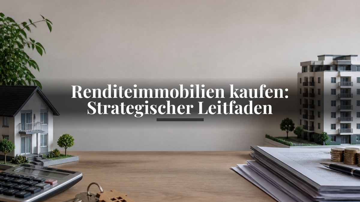 Renditeimmobilien kaufen: Strategischer Leitfaden