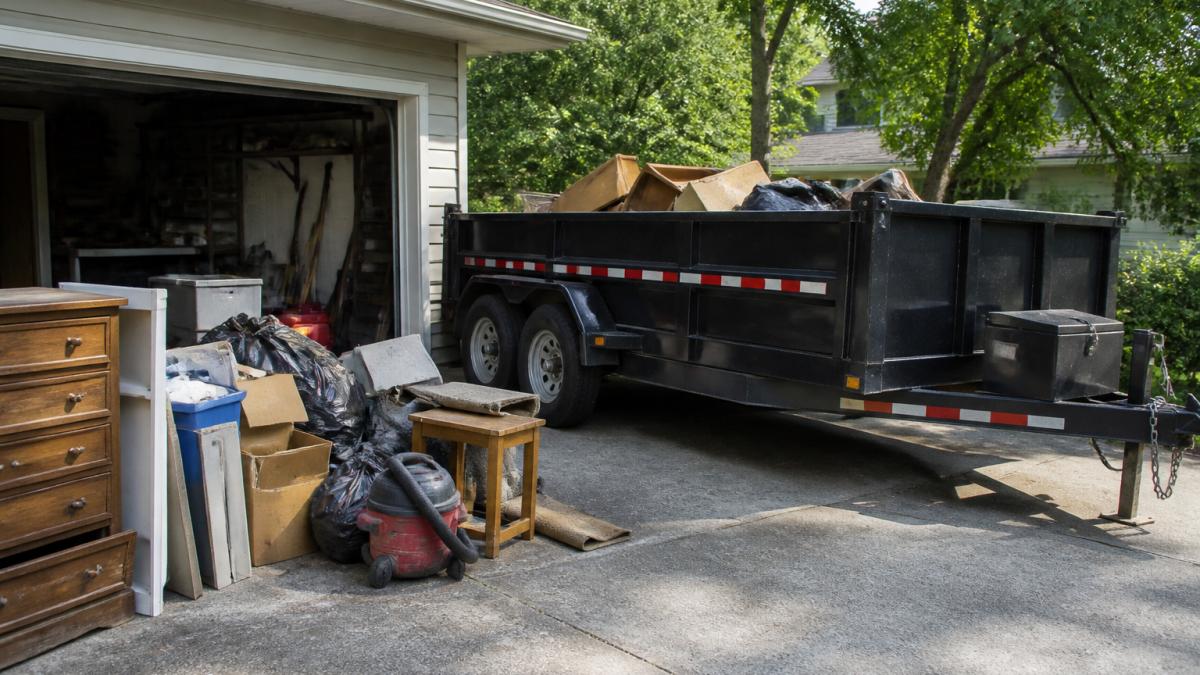 Renting a Dump Trailer for Garage Cleanout: A Complete Guide