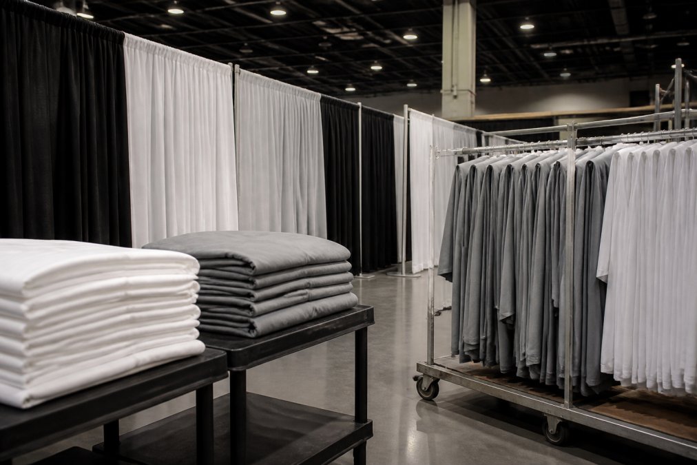 Renting Drapes for Large Trade Shows: A Complete Guide