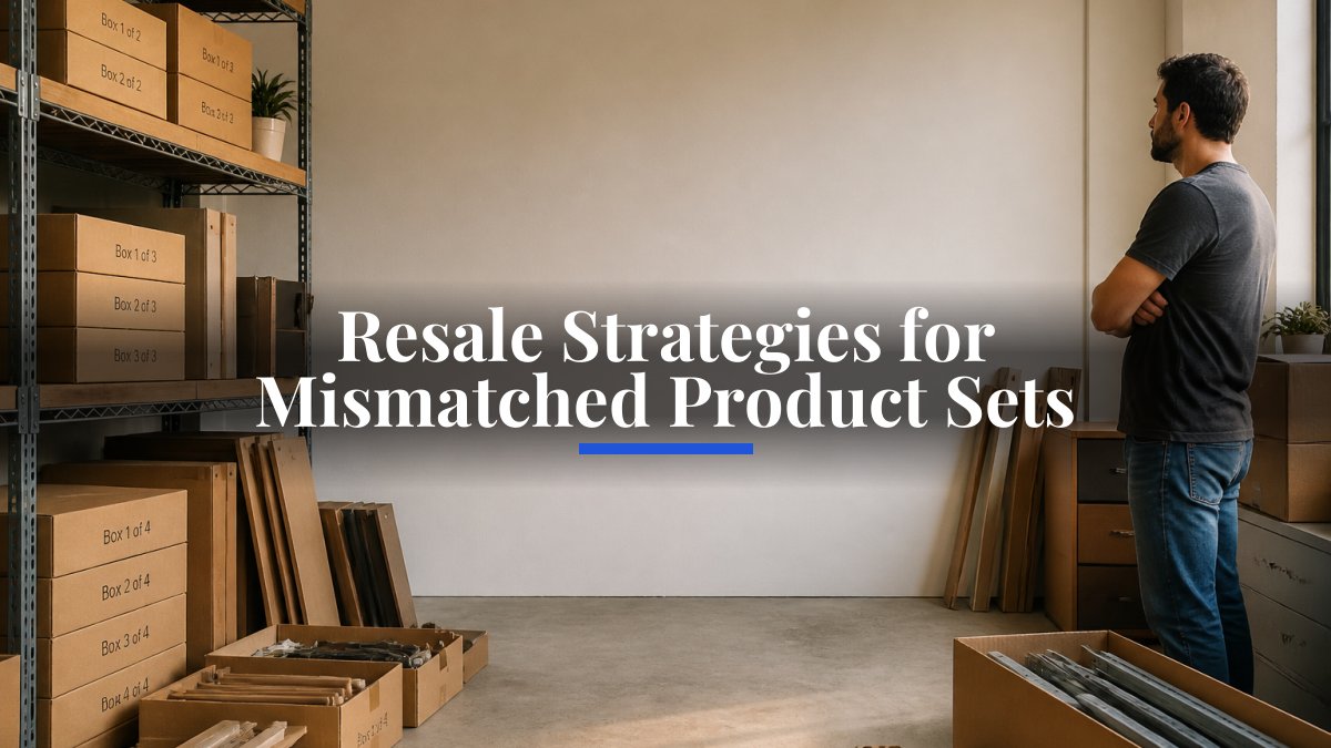 Resale Strategies for Mismatched Product Sets