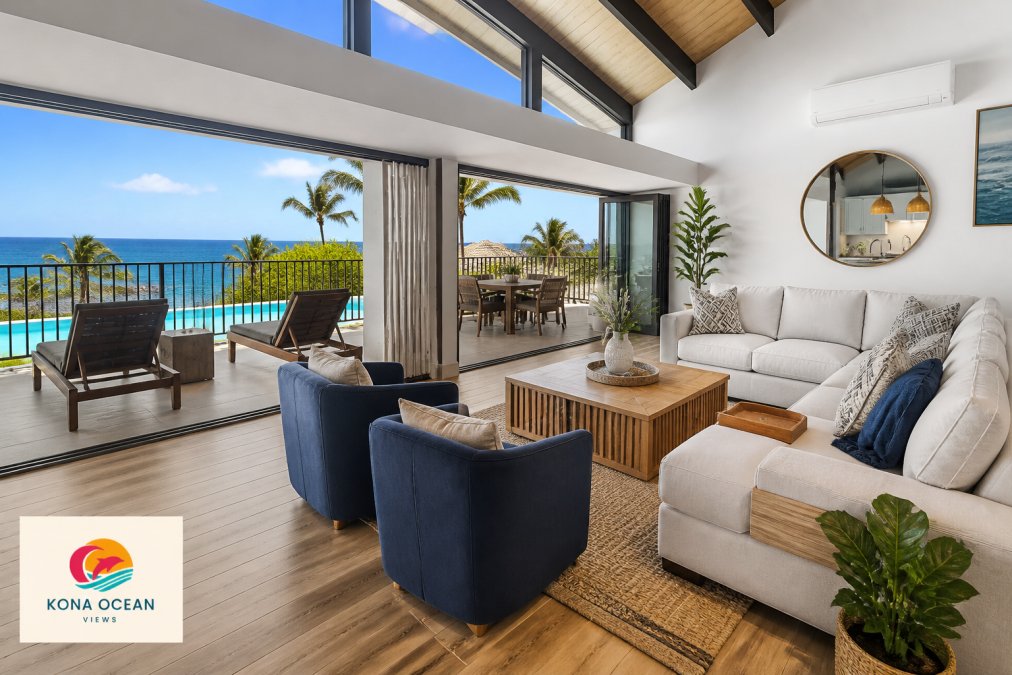 Reserve Luxury Kona Oceanfront Home: 2 Premier Properties