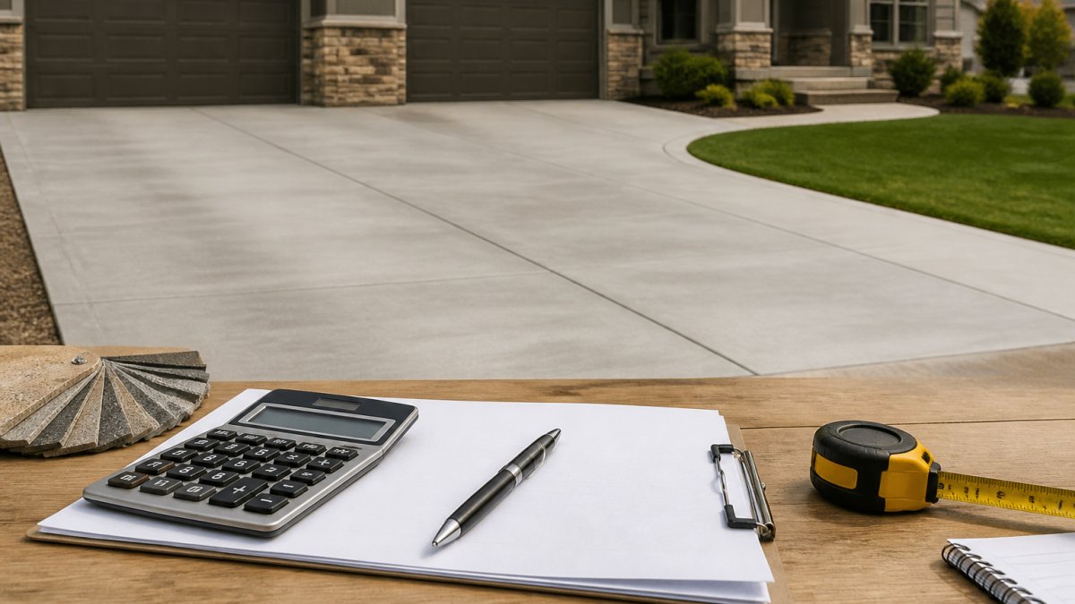 Residential Concrete Driveway Cost Estimator