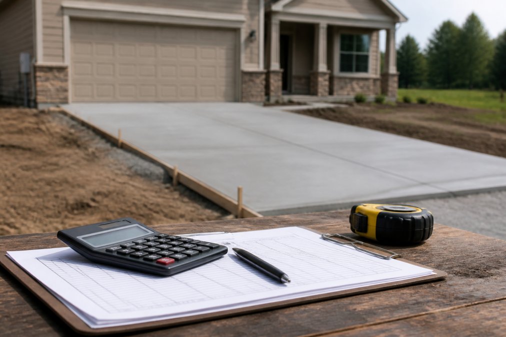 Residential Concrete Driveway Installation Cost Guide