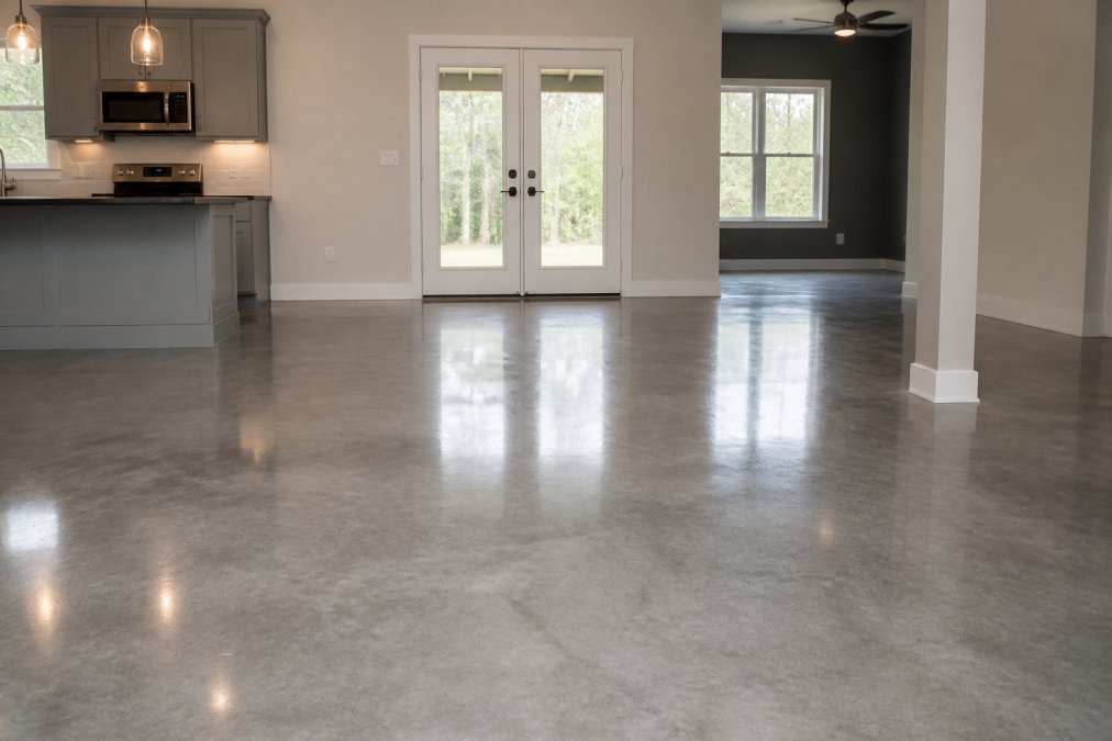 Residential Concrete Floor Transformation Ideas
