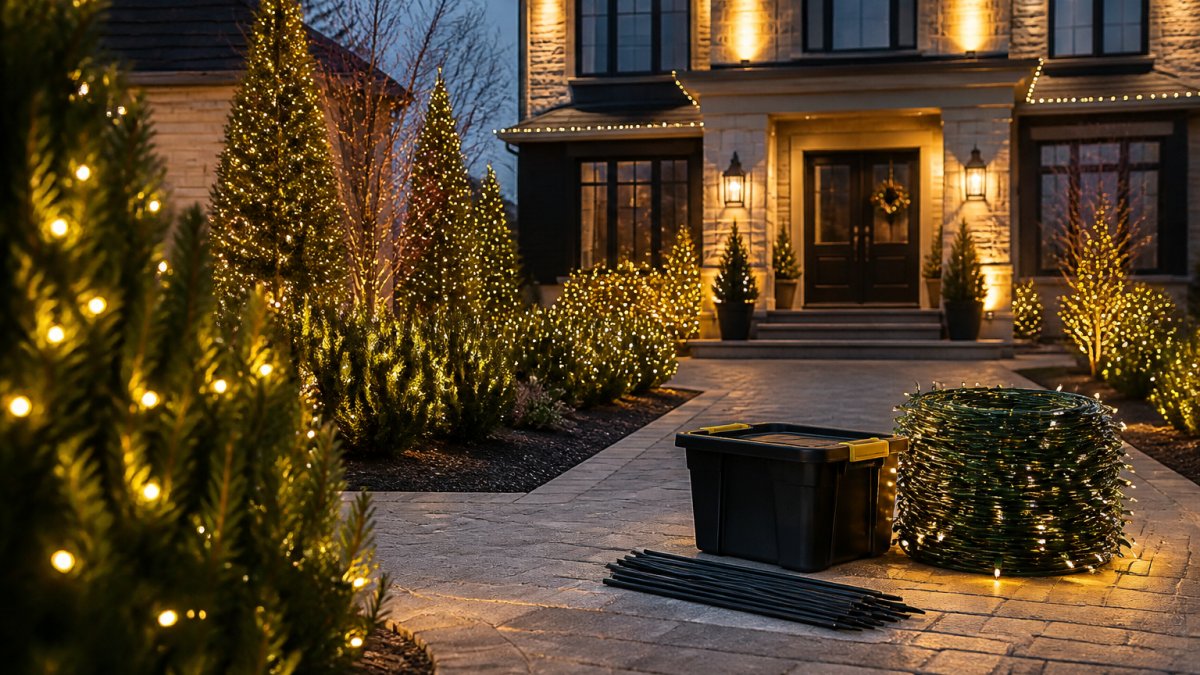 Residential Outdoor Christmas Light Design Ideas