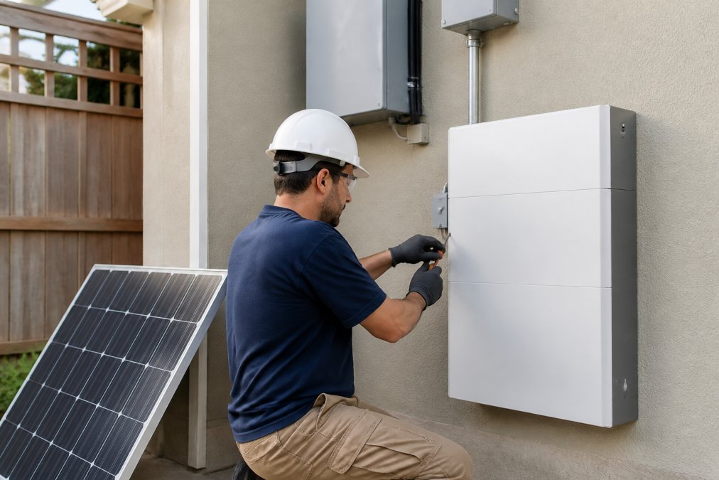 Residential Solar Panel Battery Installation Guide