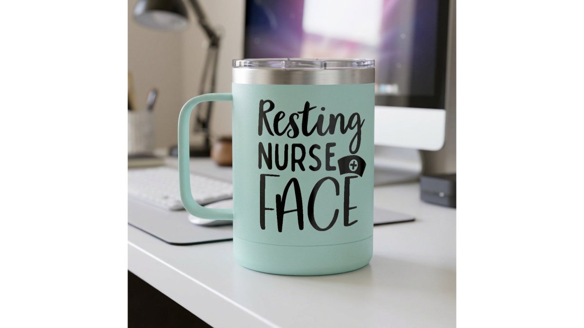 Resting Nurse Face 15 0z Coffee Mug Tumbler