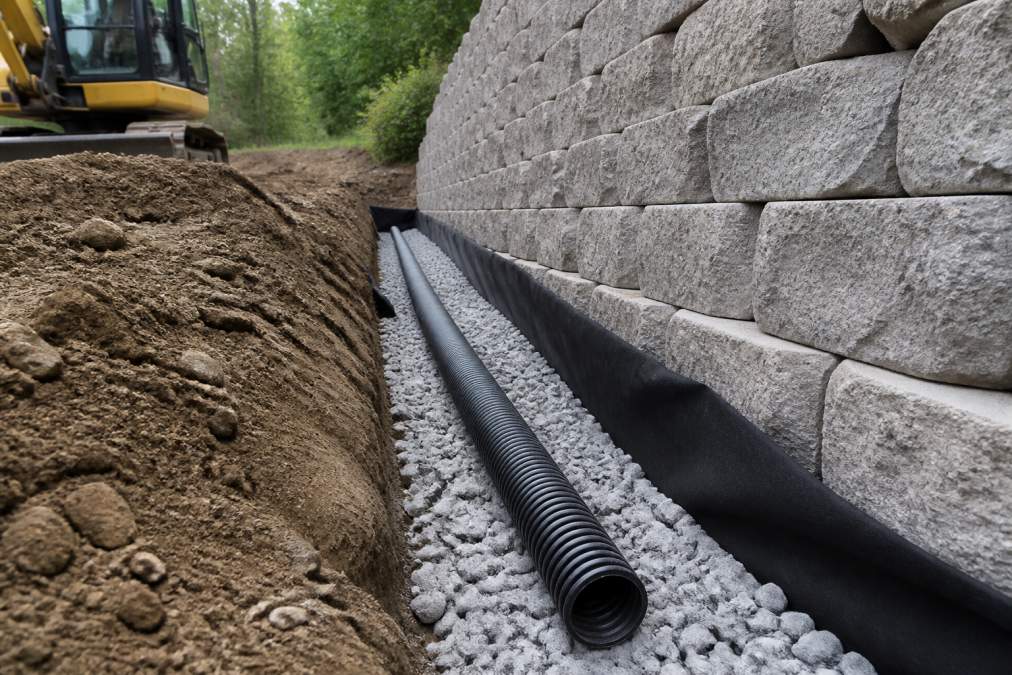 Retaining Wall Drainage System Installation Guide