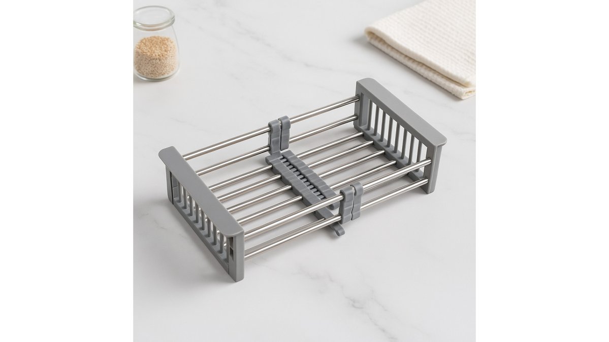 Retractable Stainless Steel Sink Rack