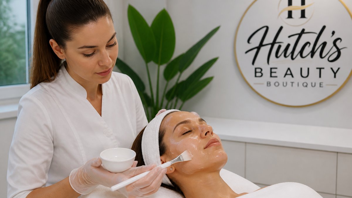 Professional demonstrating radio frequency skin tightening at home technique in modern clinical setting with natural lighting, showing hands applying conductive gel to facial skin
