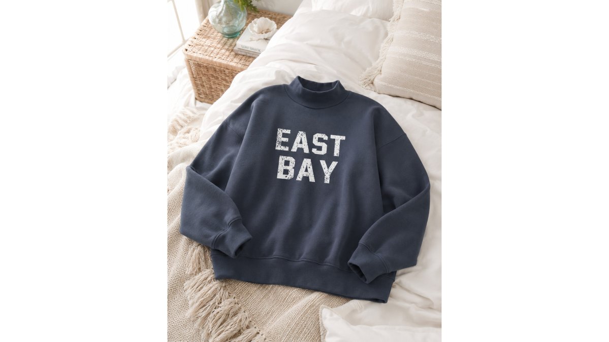 Rhody Life East Bay Mock Neck Sweatshirt