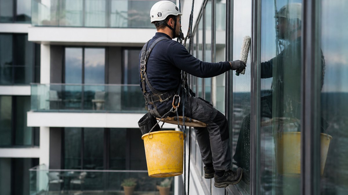 Risk Assessment for Working at Height Cleaning
