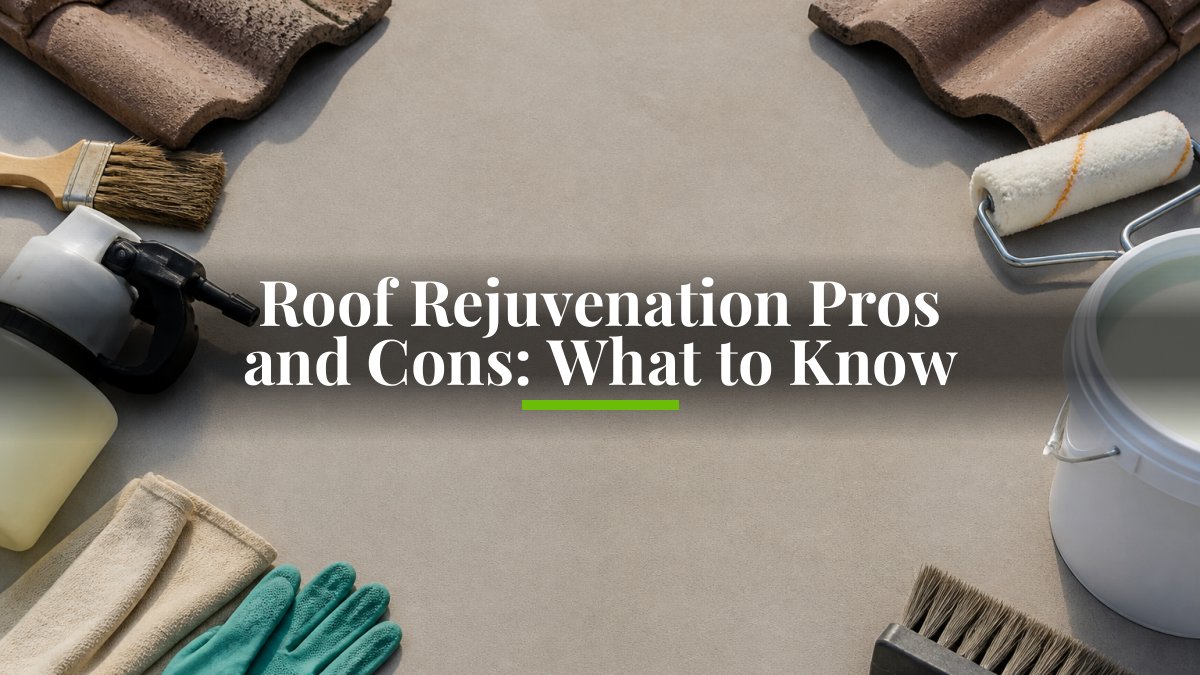 Roof Rejuvenation Pros and Cons: What to Know
