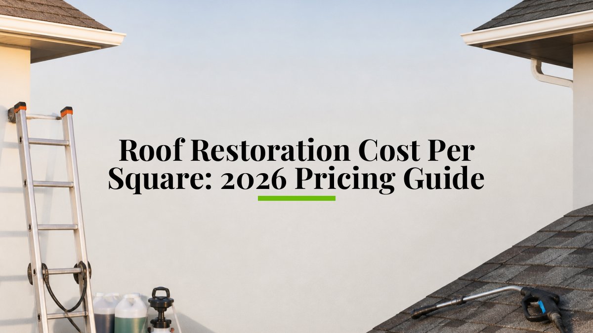 Roof Restoration Cost Per Square: 2026 Pricing Guide