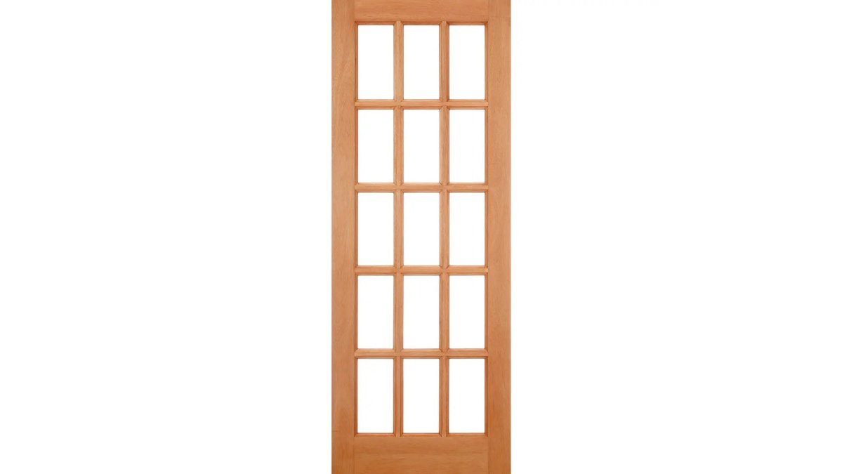 SA 15L Clear glazed Hardwood External Mortice & Tenon