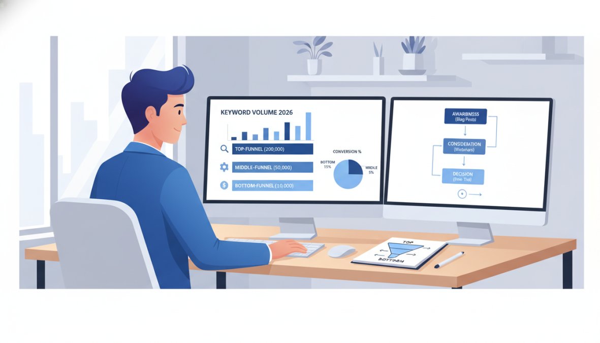 A small team of two or three people gathered around a laptop reviewing SEO dashboard analytics in a clean modern startup office with natural light streaming through large windows
