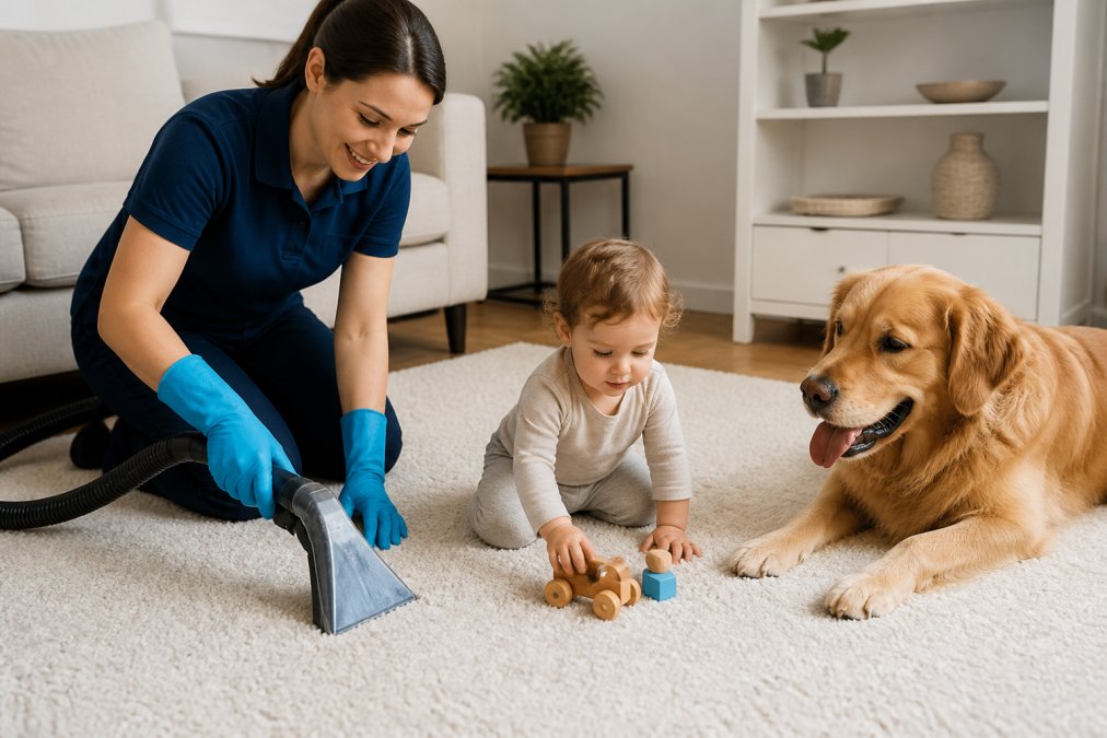 Safe Carpet Cleaning for Toddlers and Pets