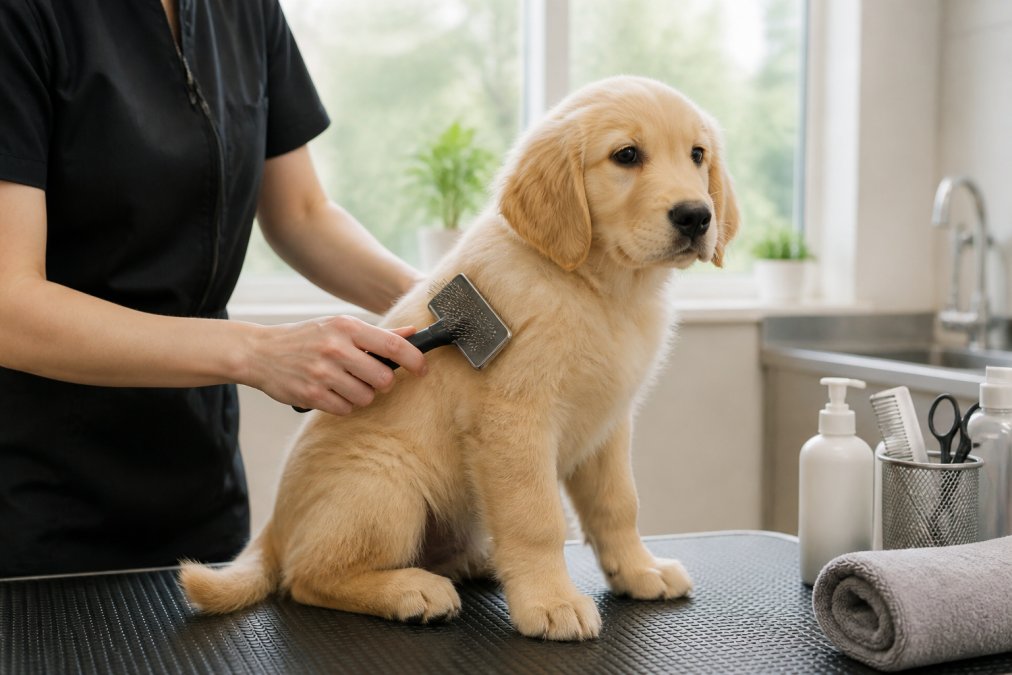 Step-by-step visual guide for Professional for safe grooming tools for puppies