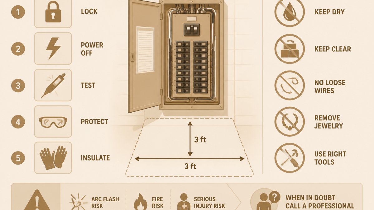 Safety Tips for Working Near Your Electrical Panel