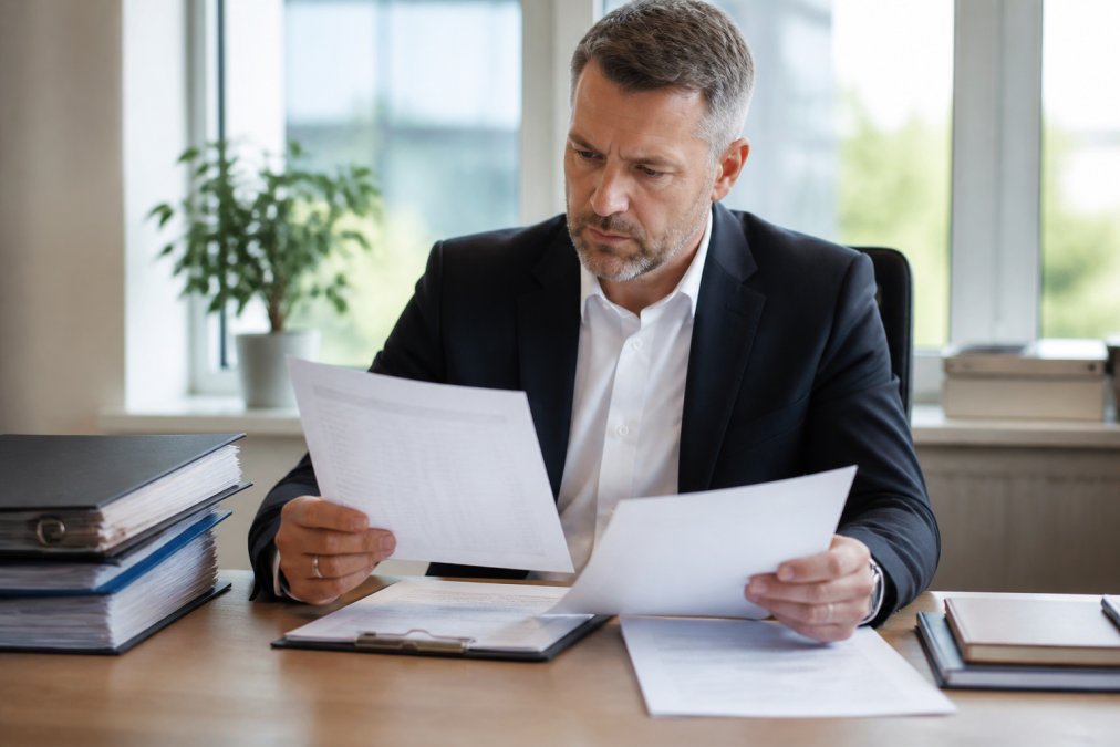 Professional illustration showing Finance Director for salary sacrifice mortgage affordability