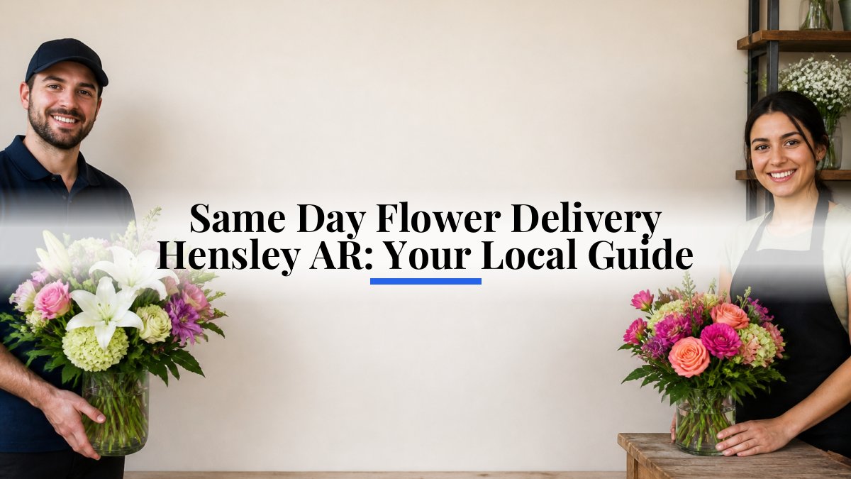 Same Day Flower Delivery Hensley AR: Your Local Guide