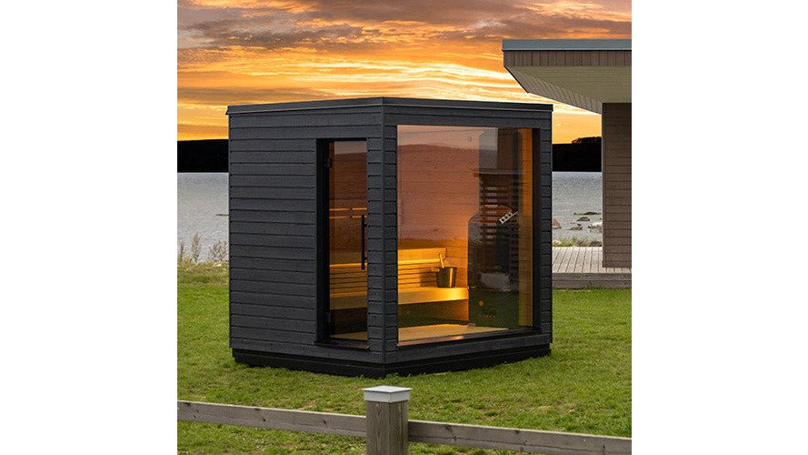 SaunaLife Model G6 Pre-Assembled Outdoor Home Sauna