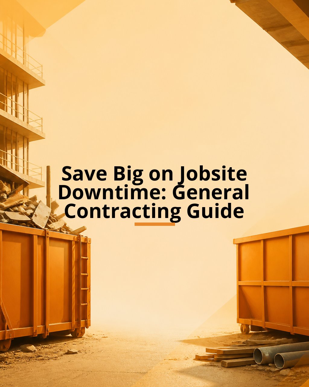 Save Big on Jobsite Downtime: General Contracting Guide