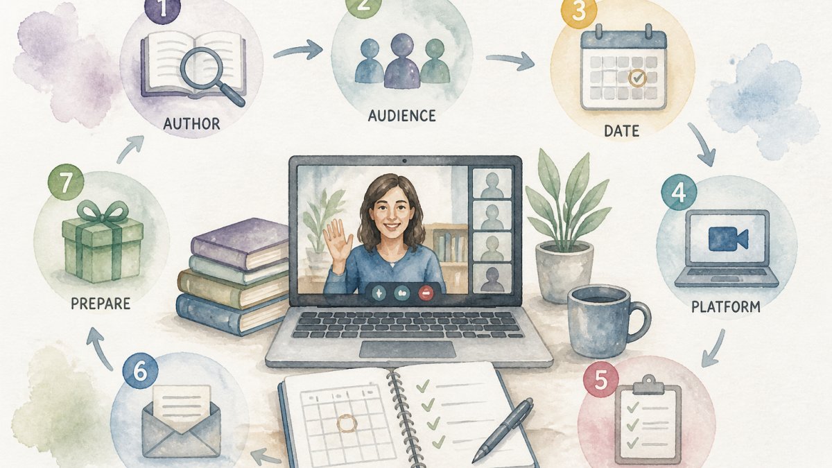 Schedule Virtual Author Visits: A Step-by-Step Guide