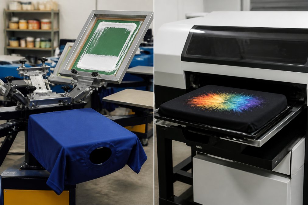 Screen Printing vs DTG for Corporate Uniforms