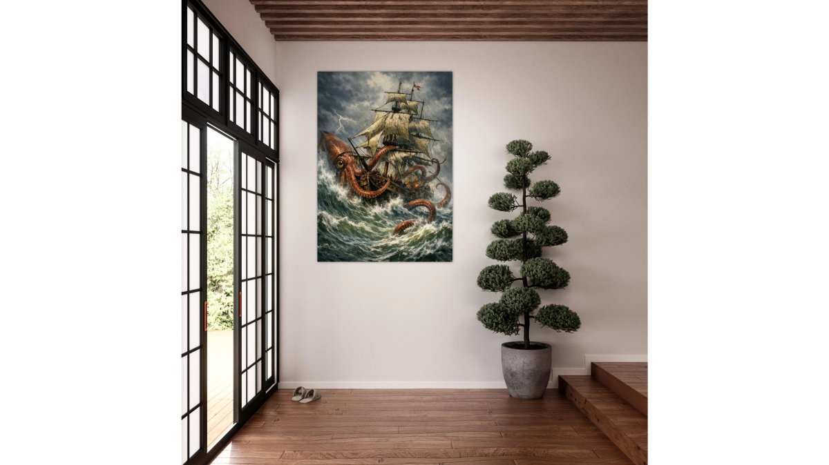 Sea Monsters at Large – Bold Fishing Wall Art