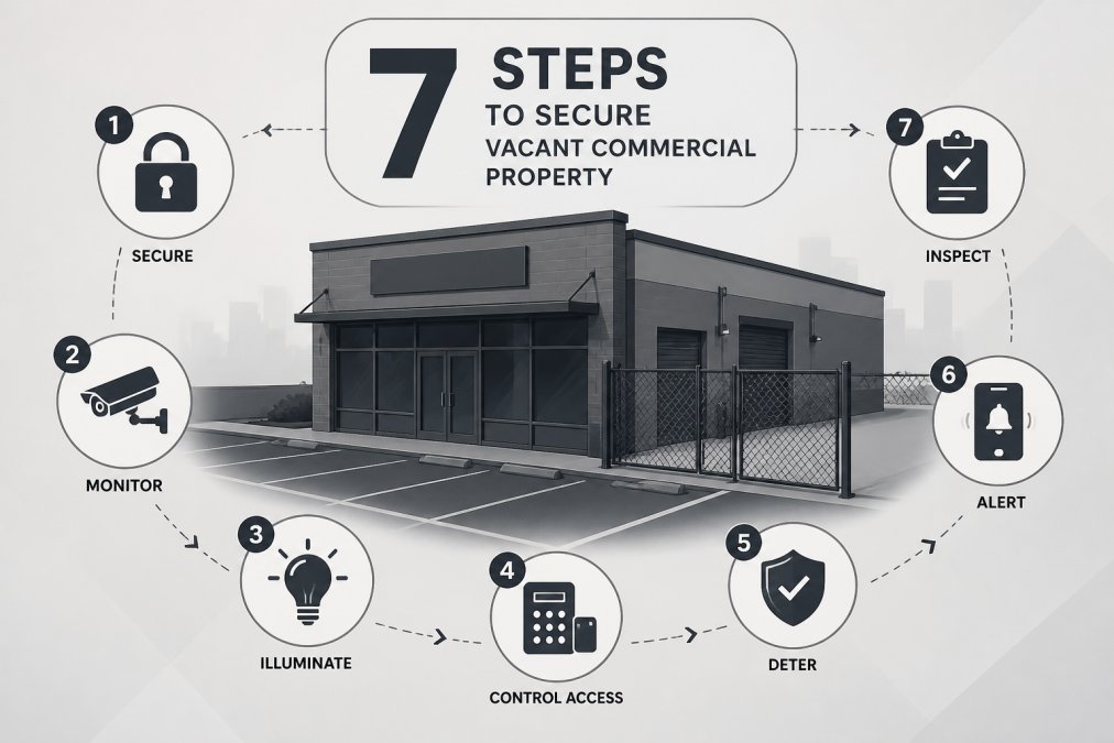 Secure Vacant Commercial Property: 7 Steps to Stop Squatters