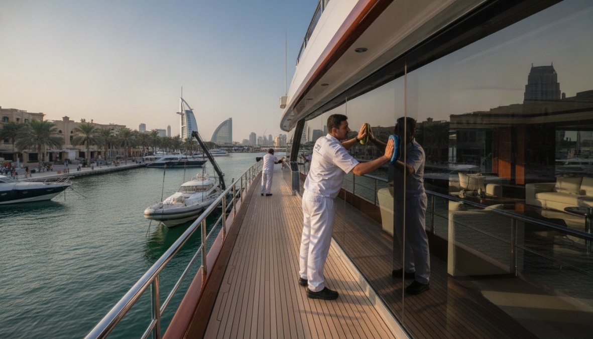 Professional illustration showing luxurious and superyacht's and pristine concepts for sell my superyacht in dubai