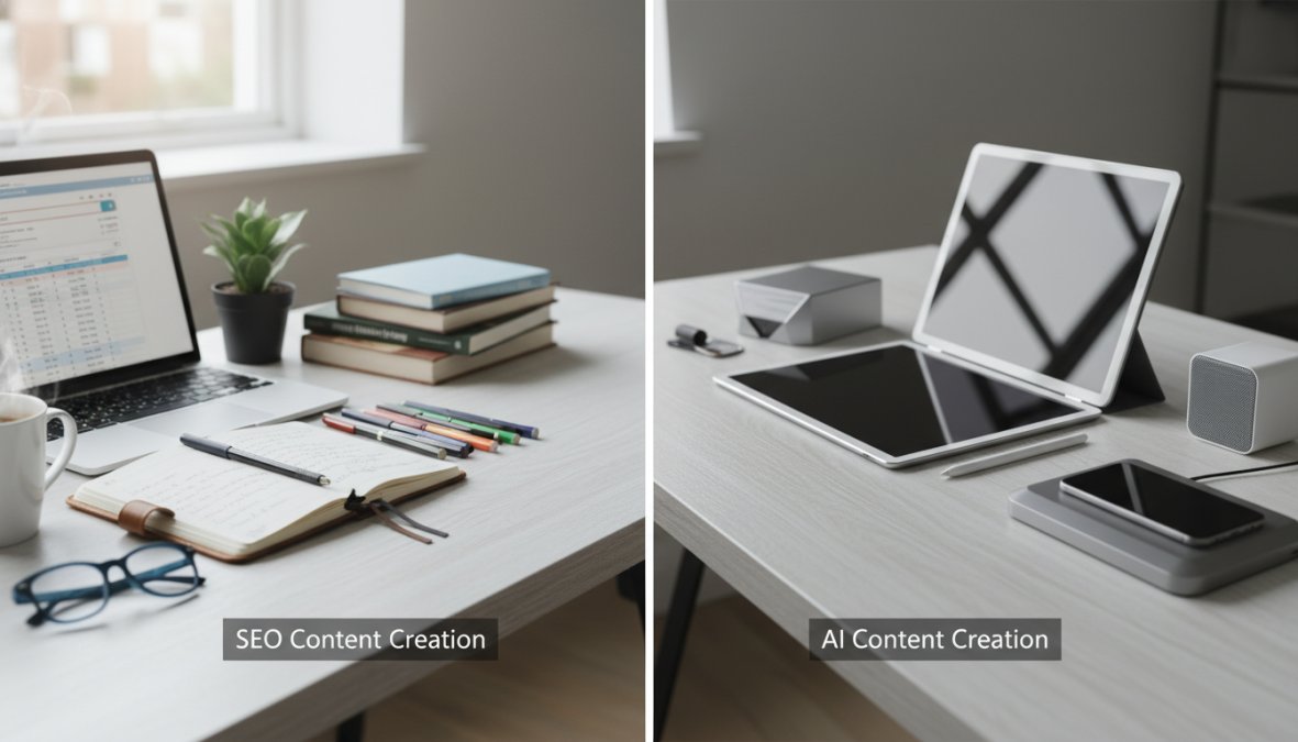 SEO Content Creation vs AI Content Creation: 2026 Guide