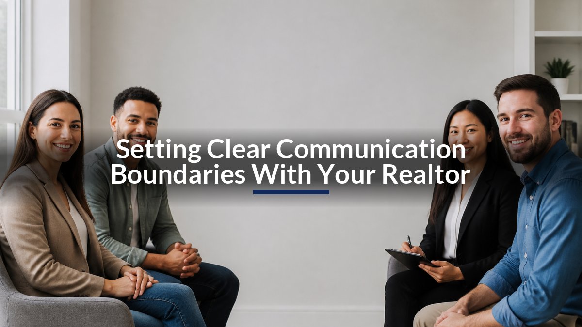 Setting Clear Communication Boundaries With Your Realtor