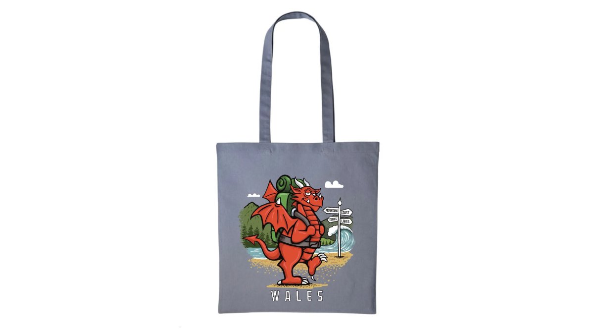 Shopping Bag | Red Dragon | Flockers Style