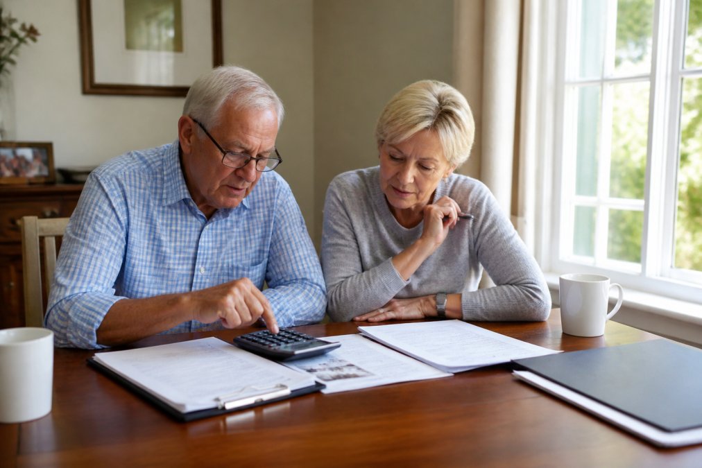 Infographic showing the step-by-step process for calculating Roth conversion tax liability at age 70