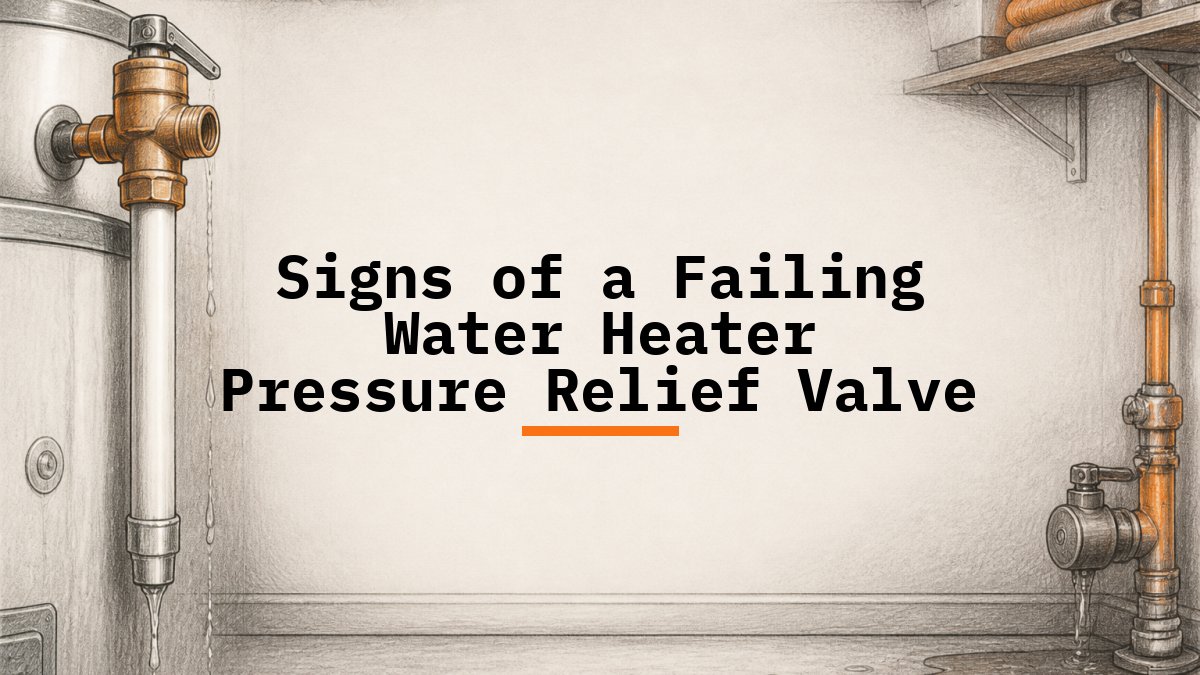 Signs of a Failing Water Heater Pressure Relief Valve