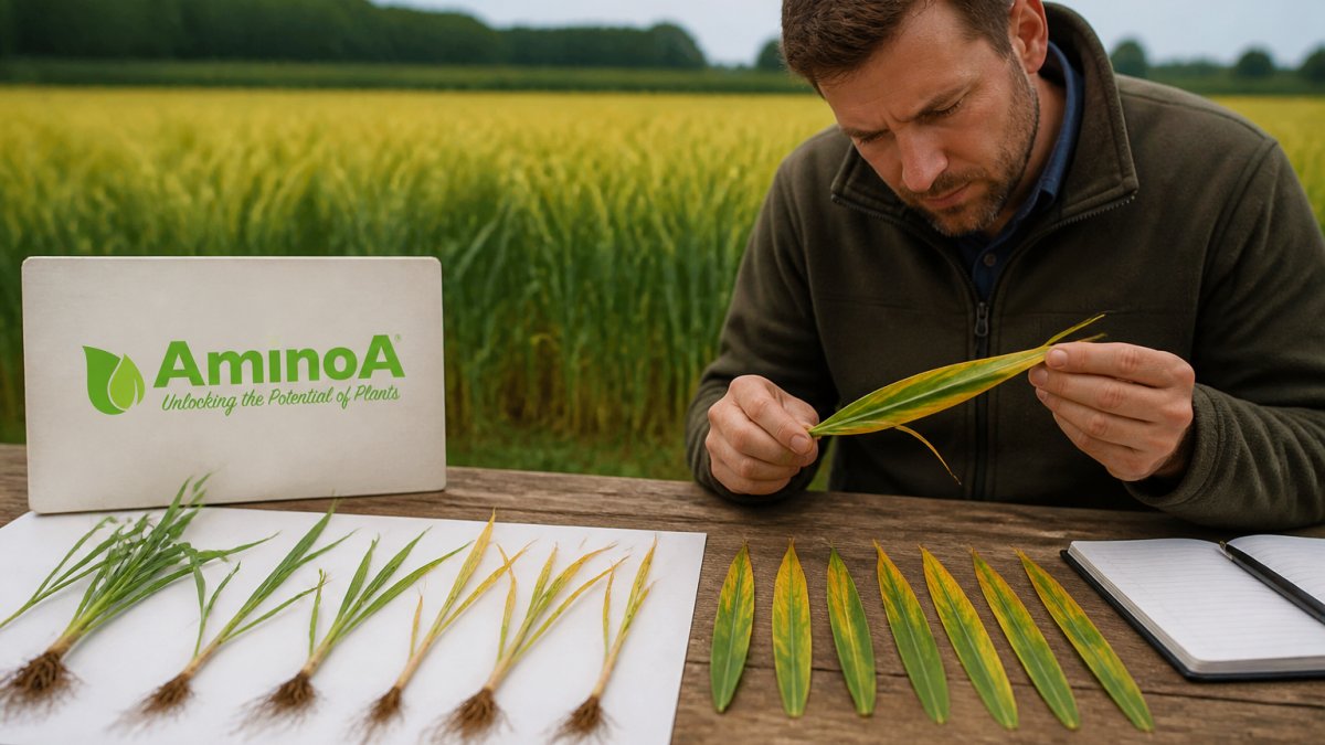 Signs of Nutrient Deficiency in High Yield Crops