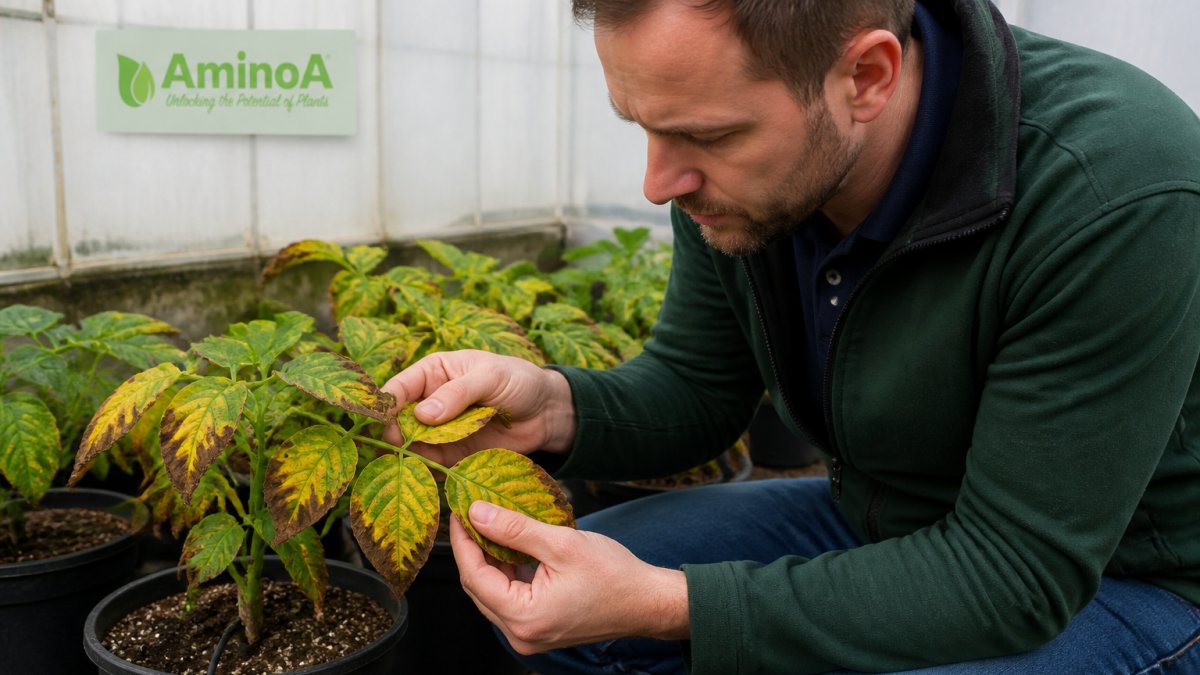 Signs of Nutrient Deficiency in Stressed Plants