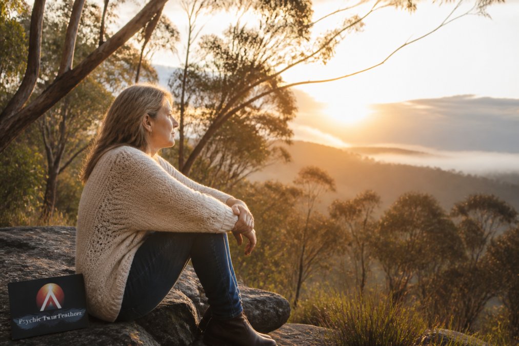 Signs of Spiritual Connection After Grief 1 Professional illustration showing Person for spiritual connection after grief